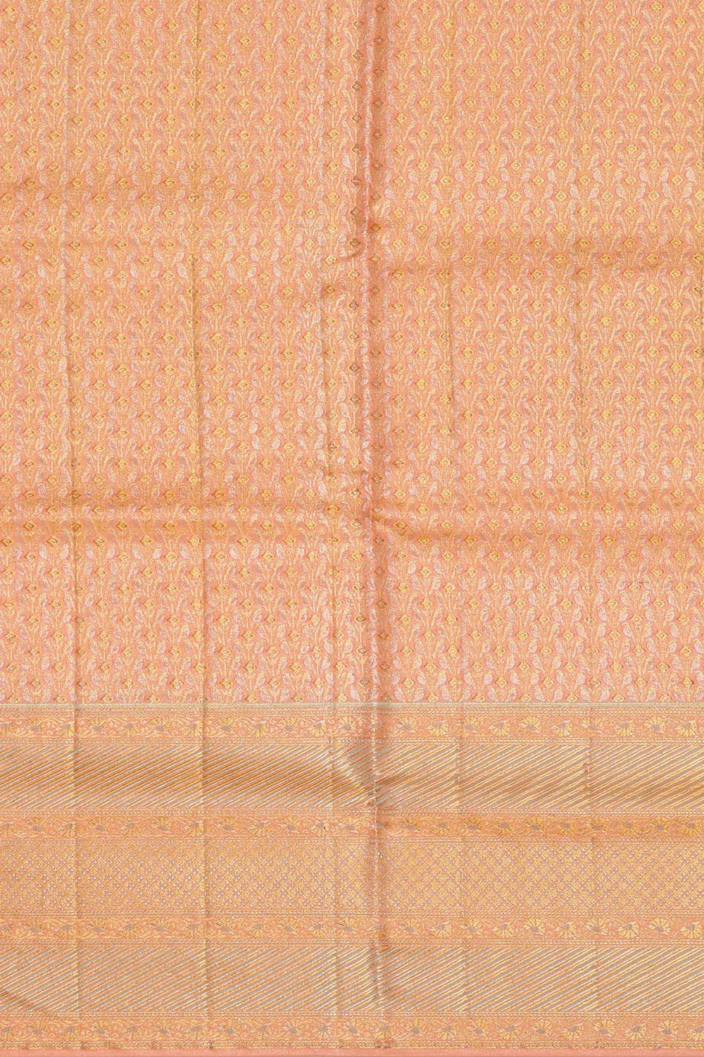 Image of Kanchipattu Sea Green Brocade Saree